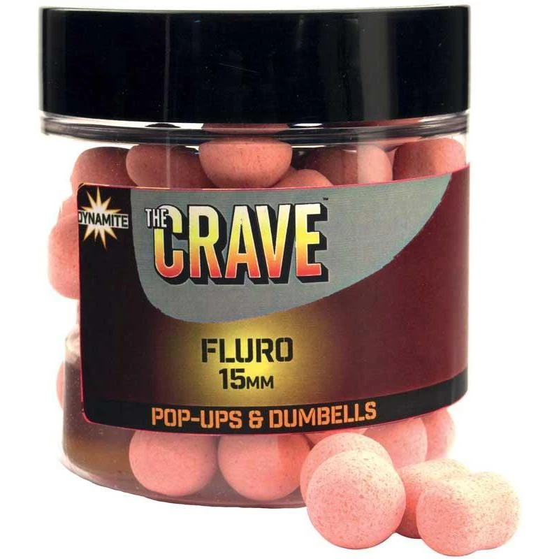 BOUILLETTE FLOTTANTE DYNAMITE BAITS FLURO POP-UPS THE CRAVE