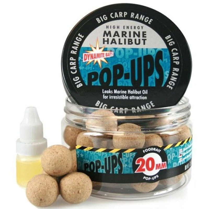 BOUILLETTE FLOTTANTE DYNAMITE BAITS MARINE HALIBUT POP UPS
