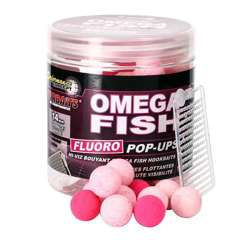 BOUILLETTE FLOTTANTE STARBAITS PERFORMANCE CONCEPT OMEGA FISH FLUO POP UP