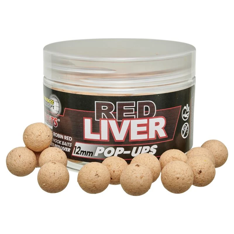 BOUILLETTE FLOTTANTE STARBAITS PERFORMANCE CONCEPT RED LIVER POP UP