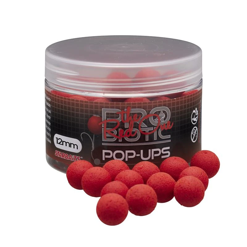 BOUILLETTE FLOTTANTE STARBAITS POP UP BOILIE PROBIOTIC RED