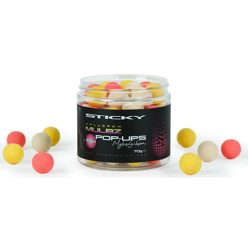 BOUILLETTE FLOTTANTE STICKY BAITS MULBZ POP-UPS FLUORO