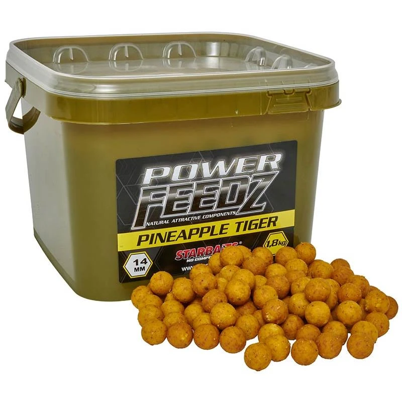 BOUILLETTE STARBAITS POWER FEEDZ PINEAPPLE TIGER