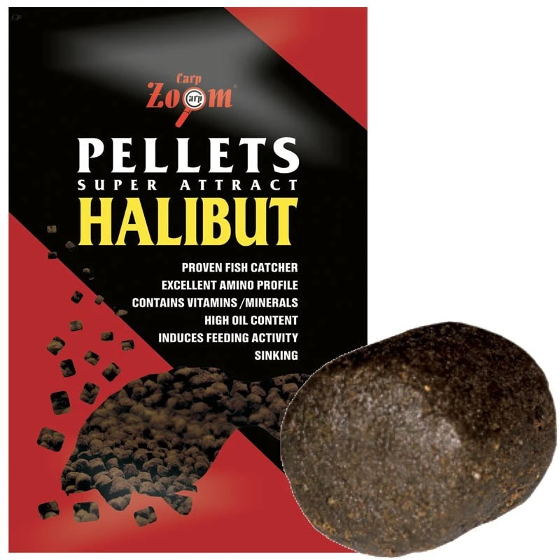 PELLET CARP ZOOM SUPER ATTRACT HALIBUT NON PERCES - 800G