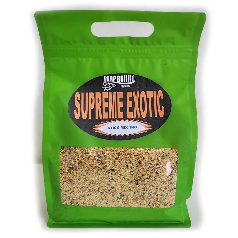 STICK MIX CARP BOILIES NATURAL SUPREME EXOTIC